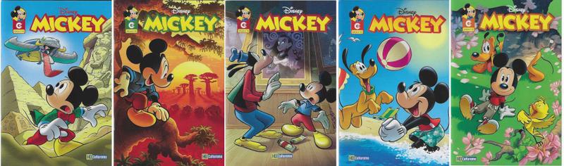 Revista em Quadrinhos Mickey Kit com 5 Revistas - Culturama